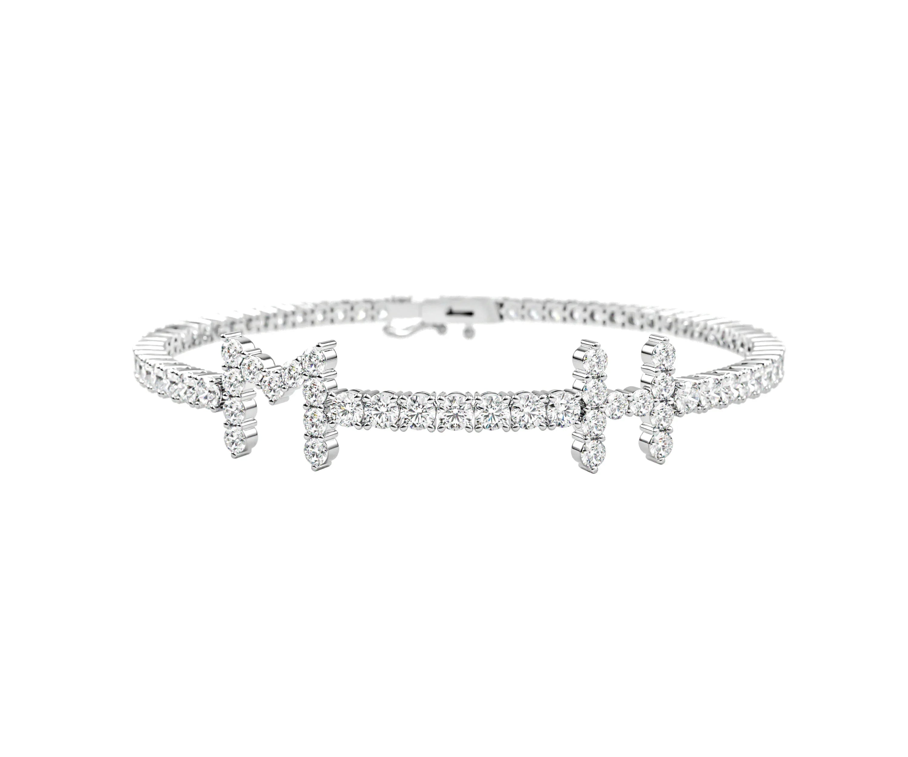 Personalized Name Bracelet Zircon Letter Jewelry High Quality 18K Gold Plated Heart-shaped Love Gift for Women Wedding Memorial