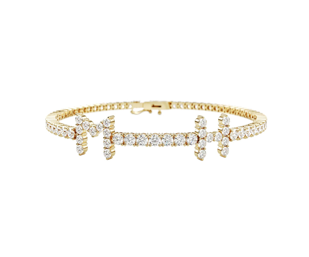 Personalized Name Bracelet Zircon Letter Jewelry High Quality 18K Gold Plated Heart-shaped Love Gift for Women Wedding Memorial