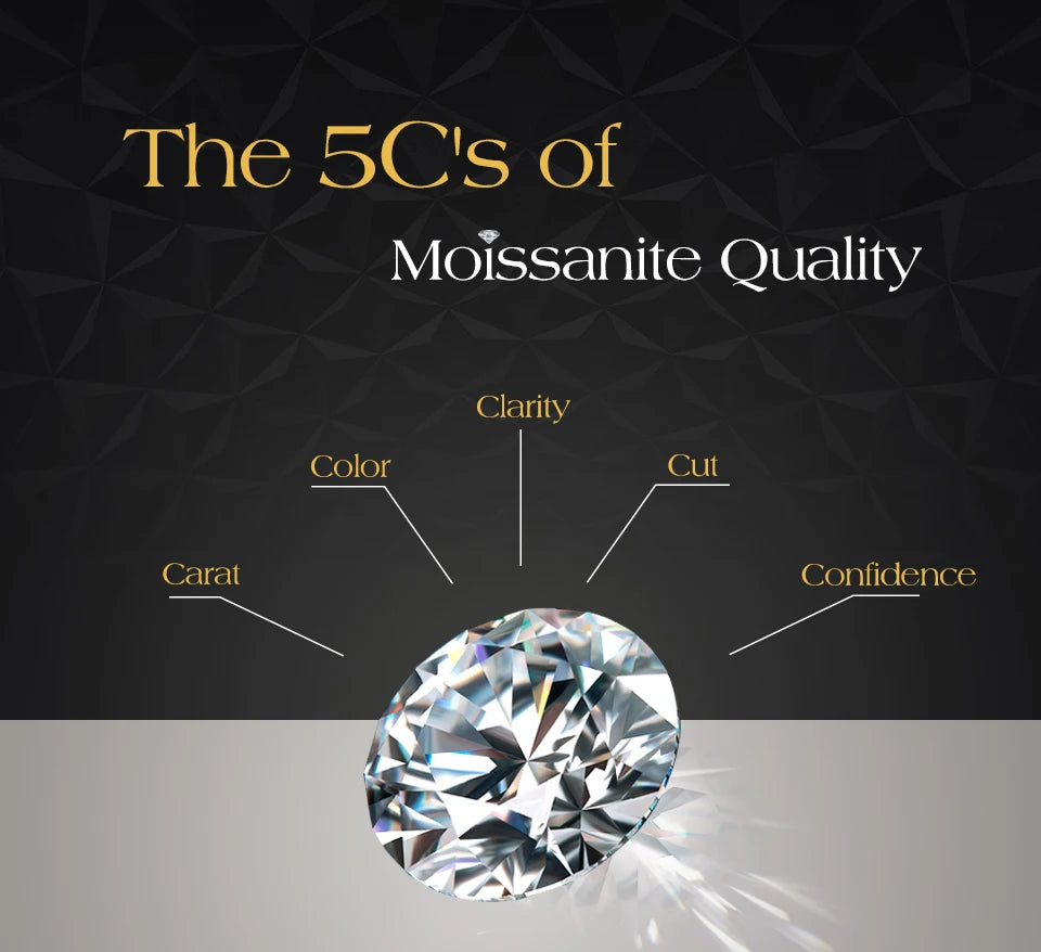 ATTAGEMS Cushion Cut 1.5ct 2.5ct Moissanite Ring DVVS1 925 Silver 18K Gold Plated For Women Engagement Wedding Band Fine Jewelry