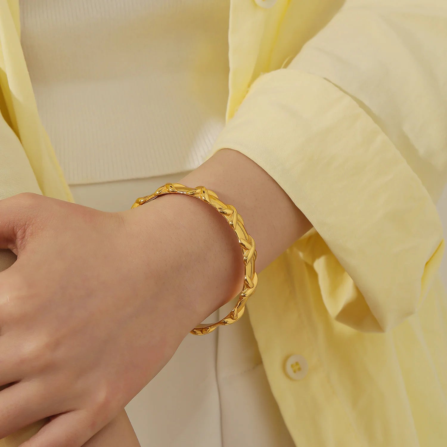 Leave Your Mark ‘X’ Bracelet Confidence Bracelet 3D Luxury Jewelry Gift for Women Muslim Jewelry-Carve Your Name Inside