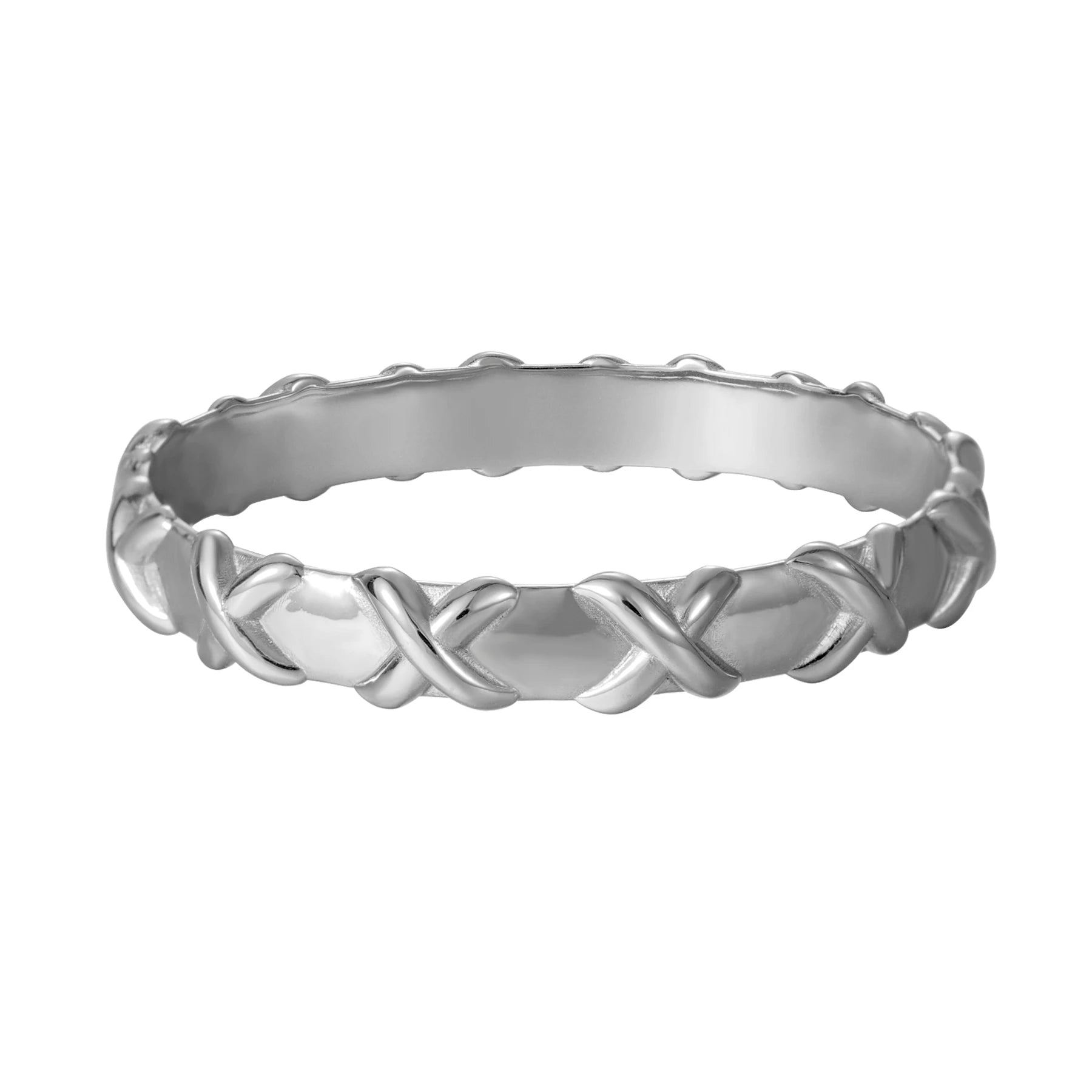 Leave Your Mark ‘X’ Bracelet Confidence Bracelet 3D Luxury Jewelry Gift for Women Muslim Jewelry-Carve Your Name Inside